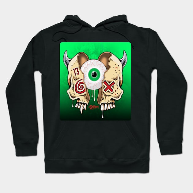 Eye of the Beholder Hoodie by Gaither's Skull Thirteen Shop